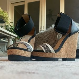 Jimmy Choo Cork Wedge 100
